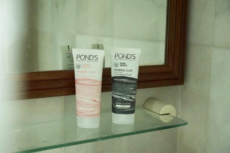 ponds facial clay foam