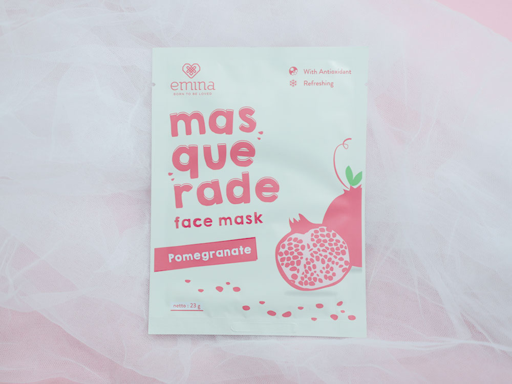 First Impression: Emina Masquerade Face Mask, Masker Lokal